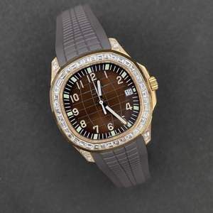 Montre tendance sertie de diamants de laboratoire incolores pour hommes, qualité supérieure, prix de gros - Product Image 4