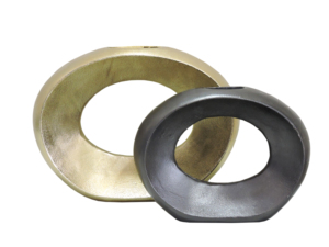 Artesign - Macetero Moderno de Aluminio Chapado en Oro, Rectangular, Escultural, Minimalista, para Colgar o Decorar sobre la Mesa, Duradero - Product Image 6