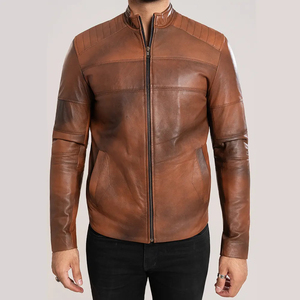 Stylish Men's Genuine <b>Leather</b> <b>Jacket</b> With <b>Long</b> Sleeve Latest Design High Quality Best Popular Style <b>Leather</b> <b>Jacket</b> For Men - Product Image 5