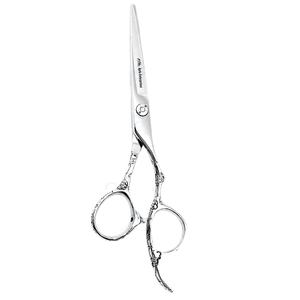 Tijeras para el cabello profesionales de 5,5 pulgadas Tijeras para cortar el cabello afiladas 440C Tijeras de peluquero con mango de rosa para Peluqueros - Product Image 1