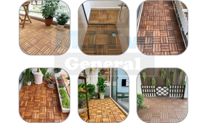 Azulejos de cubierta de madera de teca impermeables antideslizantes de diseño cuadrado moderno de alta calidad, suelo interior para jardín, Patio, suelo exterior hecho de Acacia - Product Image 6