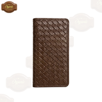 Dompet Perjalanan Kulit Anyaman Warisan Klasik |   Dompet Paspor Anti RFID Kulit Asli Buatan Tangan |   Dompet Panjang untuk Pria OEM