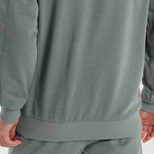 Sudadera con capucha de algodón 100% para hombre, ropa informal ligera de invierno en tallas regulares, impresión Digital, MOQ bajo, teñido liso - Product Image 5