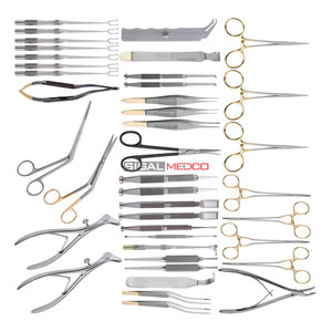 Juego de Instrumentos Nasales para Rinoplastia, Herramientas Manuales para Cirugía Plástica Nasal, Certificación CE, Acero Inoxidable de Grado Quirúrgico Clase I - Product Image 2
