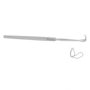 Rétracteur de tissus mous en forme de L PISSCO, rétracteur chirurgical manuel, rétracteur de tissus délicats, rétracteur chirurgical pour tissus mous - Product Image 5