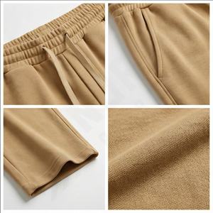 กางเกงผ้าลูกฟูกขาตรงเอวเชือกรูดสำหรับผู้ชายกางเกงจ๊อกกิ้งแบบกำหนดเองกางเกงโอเวอร์ไซส์สำหรับผู้ชายสำหรับฤดูหนาว - Product Image 4