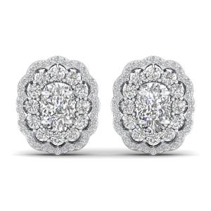 REYES - Pendientes de Diamantes Cultivados en Laboratorio CVD HPHT de Oro Sólido de 14K y 18K con Cierre de Rosca, Último Diseño, para Mujer, Fabricante de Joyería - Product Image 5