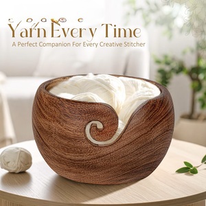 Wooden <b>Yarn</b> Bowls High Quality - Product Image 2