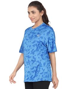 Camiseta Deportiva de Manga Corta para Mujer, de Alta Comodidad, Secado Rápido, Estampada, para Verano, de Proveedor de India, Precio al por Mayor - Product Image 1