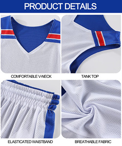 Uniforme de Baloncesto Transpirable de Alta Calidad en Oferta, Tallas Grandes, Personalizable para Adultos, Servicio OEM, Absorbe la Humedad 100% - Product Image 6