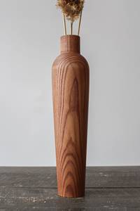 Vase à fleurs en bois rustique pas cher pour fleurs artificielles, centres de table et décoration élégante pour la maison - Product Image 5