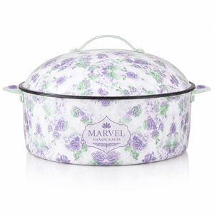 Casserole isotherme en acier inoxydable Marvel Handicrafts avec couvercle, chauffe-plat pour servir des plats lors de l'Aïd et du Ramadan, bol de service pour la cuisine - Product Image 1