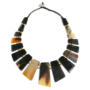 Collar con Colgante de Imitación de Cuerno Antiguo, Hecho a Mano, Ecológico, de Alta Calidad y Lujo, Joyería de Cuerno de Búfalo de Diseño para Fiestas y Uso Diario - Product Image 2