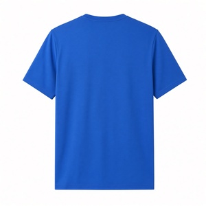 Camiseta Azul Rey de Manga Corta con Cuello Redondo y Bordado de Chenilla Blanco con Letras Griegas Sigma, Ropa Casual Universitaria - Product Image 4