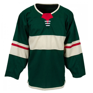 Maillot de hockey sur glace personnalisé 2026 pour adultes – Prix de gros, 100 % polyester, séchage rapide et respirant, nom d'équipe personnalisé disponible - Product Image 4