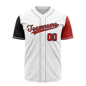 Camiseta de Béisbol al por Mayor, Económica, con Logotipo Personalizado, Impresión por Transferencia de Calor, Nombre del Equipo Personalizado, Cuello en V, Talla Grande, Unisex, Secado Rápido y Transpirable - Product Image 1