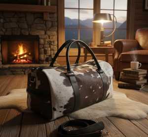 Bolsa de Viaje Deportiva Grande de Cuero Genuino con Cierre de Cremallera, Ligera y de Gran Capacidad, Modelo LHODB-0057 - Product Image 4