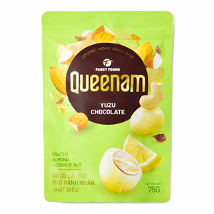 Envío Global al por Mayor, Chocolate Dragee de Alta Calidad HALAL OEM/ODM 75G, Nueces de Almendra y Anacardo Cubiertas de Chocolate Yuzu, Precio Especial - Product Image 1