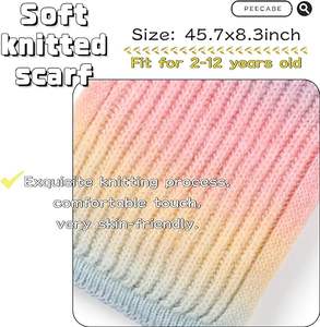 Bufanda Tejida Unisex de Ancho Personalizable - Cuello de Punto Suave con Logotipo Personalizado - Calentador de Cuello de Punto Acanalado para Invierno - Product Image 3