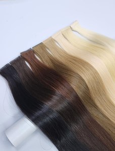 Extensiones de Cabello Adhesivas Premium Dream Hair T05 Vietnamitas Marrón Doble Trama Cabello Humano Virgen/Baby Hecho a Máquina con Puntas Dobles - Product Image 1
