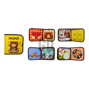 หนังสือสัมผัสแบบเงียบ MOMii Bear ชีวิตประจำวันของหมีและสัตว์ต่างๆ - Product Image 1