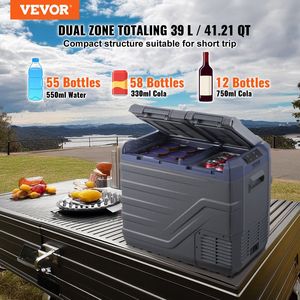 Frigorifero per Auto a Doppia Zona da 39 L, 12/24V DC, Portatile, Congelatore 100°F, Intervallo Regolabile -4-68°F, Frigo per Auto 12 Volt - Product Image 2