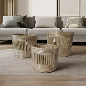 Boîtes de rangement en plastique empilables écologiques avec poignées, organisateur de réfrigérateur, étagère de rangement alimentaire pour utilisation dans le garde-manger - Product Image 3