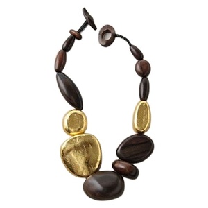 Black Beads <b>Hot</b> Sell Handmade Fashion Women Natural <b>Stone</b> Crystal Glass Beads Necklace - Product Image 5