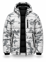 Blouson matelassé à capuche pour homme, imperméable, coupe-vent, séchage rapide, rembourrage en polyester, hiver, style décontracté chic, fermeture éclair sur le devant, coupe classique, personnalisable