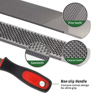 Raspador de pezuñas de caballo de doble cara de 14 pulgadas, herramienta de recorte de pezuñas, lima para recorte de pezuñas de herrador, cuchillos para pezuñas, accesorios ecuestres - Product Image 3