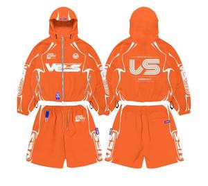 Conjunto Deportivo de 2 Piezas para Mujer, Personalizado, de Nailon Plisado, Transpirable, con Protección UV, Chaqueta Cortavientos con Cierre y Pantalones Cortos - Product Image 6