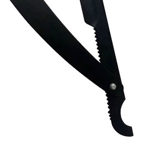 Rasoir de Barbier Professionnel à Lame Droite Simple en Acier Inoxydable – Outil de Toilettage de Barbe Non Jetable pour Salon - Product Image 3