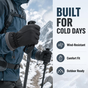 Guantes Térmicos de Invierno para Hombre y Mujer, con Forro Polar, Pantalla Táctil, para Clima Frío, para Conducir al Aire Libre, Guantes de Ciclismo - Product Image 5