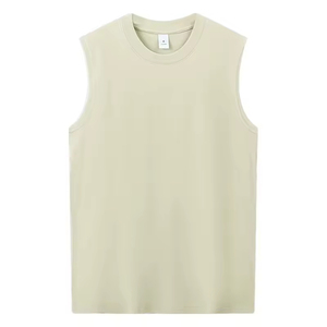 Débardeur de sport pour homme en polyester à séchage rapide avec logo personnalisé, idéal pour la course à pied, le basketball et l'entraînement estival. - Product Image 4