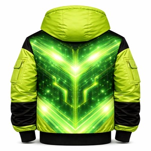 Wholesale Custom Printed Bomber <b>Jacket</b> Men Women Lightweight Windproof Street Fashion OEM Factory Price Apparel Manufacturer - Product Image 2