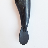 Outil de massage artisanal en corne de buffle naturelle écologique, bâton de grattage traditionnel pour points d'acupuncture, ergonomique pour la réflexologie musculaire corporelle