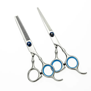 Top Quality Best Selling Hair Cutting Thinning Scissors High Quality Custom Made Thinning Barber Hair Scissors <b>Shears</b> Set - Product Image 5