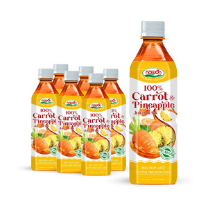 Jugo de Zanahoria 100% Natural con Jugo de Manzana Fresco, Bebida Refrescante, Jugo de Frutas, Botella PET de 500ml, NAWON Food Beverages, Muestra Gratis - Product Image 5