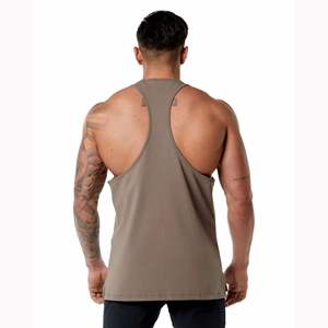 Camiseta sin Mangas de Alta Calidad para Hombre, Estilo Vintage, de Algodón/Poliéster, Ecológica, de Secado Rápido, con Logotipo Personalizado en Color - Product Image 4
