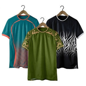 Maillot de football personnalisé pour hommes 2026, 220G, 100% polyester respirant, antibactérien, à manches courtes, pour équipe du Congo - Product Image 2