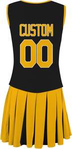 Uniformes de cheerleading sublimés 100 % polyester, respirants, tailles et couleurs personnalisables pour femmes, vente en gros, directement de l'usine - Product Image 3