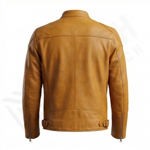 Veste de moto en cuir véritable pour homme de qualité supérieure, nouvelle arrivée, vestes de moto d'hiver, protections amovibles, personnalisables - Product Image 2