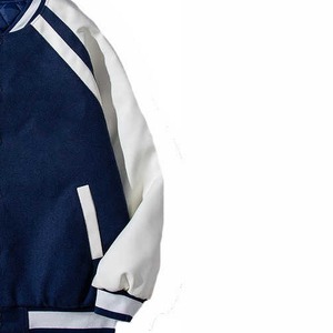 Wholesale Custom Patches embroidery logo <b>men</b> <b>leather</b> sleeve baseball letterman varsity <b>jacket</b> for <b>men</b> in reasonable price - Product Image 6