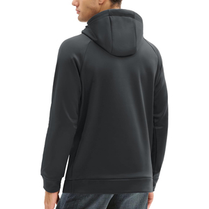 Custom Men's Unisex Thick Cotton Velour Half Zip <b>Waterproof</b> Oversized Hoodie with Digital Printing - Product Image 6