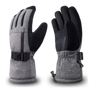 Fabrication OEM ODM, conception personnalisée, gants de ski en gros, gants de snowboard, livraison rapide, prêts à être expédiés, gants de ski simples, imperméables - Product Image 5