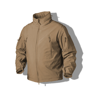 Chaqueta Táctica Impermeable de Softshell para Hombre, Chaqueta Táctica de Softshell para Hombre, Chaqueta con Capucha para Senderismo, Resistente al Viento, con Logotipo Personalizado - Product Image 1