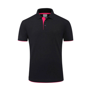 Polo pour homme coupe décontractée, tricot extensible, style décontracté chic, pour usage quotidien - Product Image 1