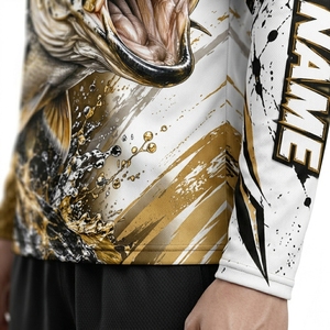 Camiseta de Pesca de Manga Larga de Secado Rápido con Protección UV para Hombre, Camisas de Trabajo de Pesca Unisex, Venta al Por Mayor - Product Image 5