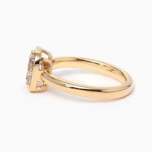 Wholesale 1.5ct <b>Old</b> Mine Cut Lab Grown Diamond IGI Certified 14K Solid White Gold Ring for Women Luxury Basket <b>cushion</b> ring - Product Image 6