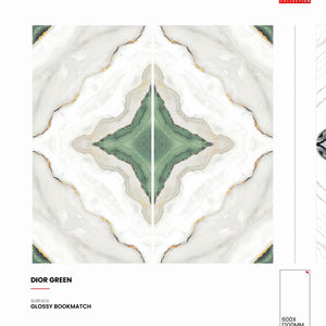 Carreaux de porcelaine brillants de haute qualité, effet marbre, format 60x120cm (600x1200mm, 24x48 pouces), pour murs et sols intérieurs de luxe. - Product Image 1